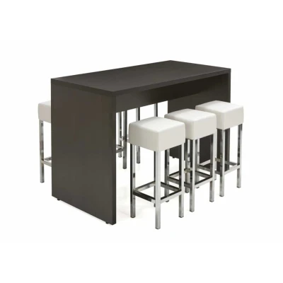 Afbeelding van Statafel of bartafel 160cm x 80cm breed kleur Donker Eiken