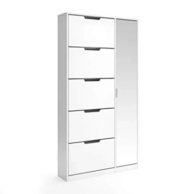 Afbeelding van Vicco Schoenklaprek Luca, Wit/Wit, 59 x 169 cm