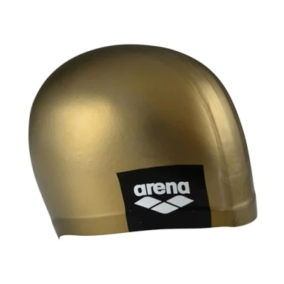 Afbeelding van arena Uniseks Cap Zand Training Zwemmuts Logo Moulded, Goud, One Size EU