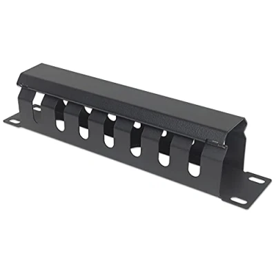 Afbeelding van Intellinet 714853 10 inch Kabelvoering voor patchkast Zwart (RAL 9005)