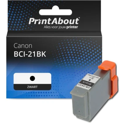 Afbeelding van Huismerk Canon BCI 21BK Inktcartridge Zwart