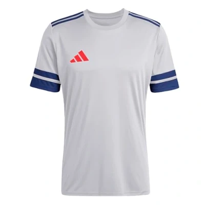 Image de adidas Homme SQUADRA25 JERSEY SHORT SLEEVE, glory grey/team navy blue 2/pure ruby, 3XL