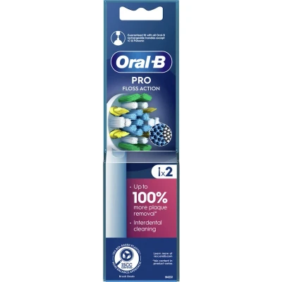 Afbeelding van Oral B Opzetborstels Pro Floss Action 2 stuks