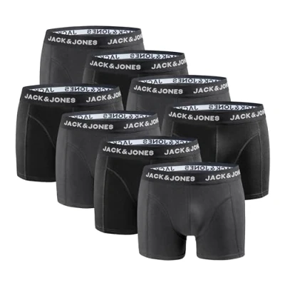 Afbeelding van Jack &amp; Jones Set van 8 boxershorts, Anthrazit