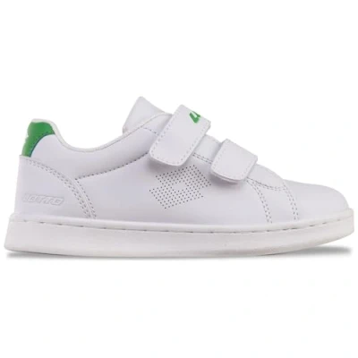 Afbeelding van LOTTO Burgas K Sneakers, uniseks, kinderen, wit/groen