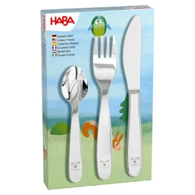 Afbeelding van Haba Kinderbestek Bos, 3dlg.