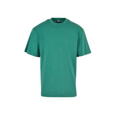 Afbeelding van Urban Classics Oversized T shirt met korte mouwen voor heren afhangende schouders, 100% katoenen jersey, Blad Groen