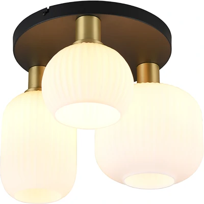 Afbeelding van TRIO DIVA Plafondlamp Messing mat excl. 3x E27 8,5W