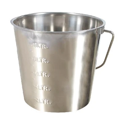Image de Kerbl Seau Acier Inoxydable 12,3L