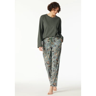 Afbeelding van Schiesser MIX Relax Pyjamabroek, Dames, Maat: 48, Mineral