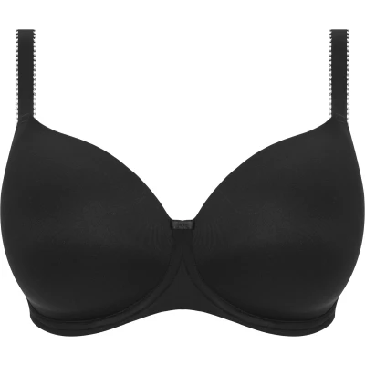 Afbeelding van Fantasie Smoothease Tshirt BH, Dames, Maat: 75xD, Black