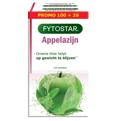 Afbeelding van Fytostar Appelazijn Tabletten 120TB
