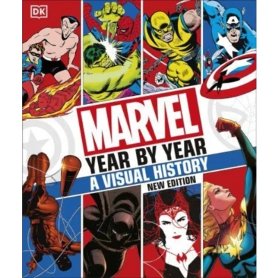 Afbeelding van MARVEL YEAR BY YEAR: A Visual History Multicolor