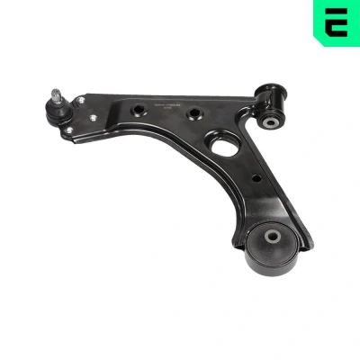 Afbeelding van OPTIMAL G6 1119 Draagarm Met draag/ stuur gewricht, rubberlager Links, Vooras Driehoeksdraagarm Plaatstaal OPEL: Corsa D Hatchback