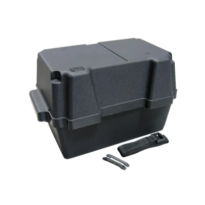 Afbeelding van Accubak zwart BUITENMAAT: L43XB26XH26CM