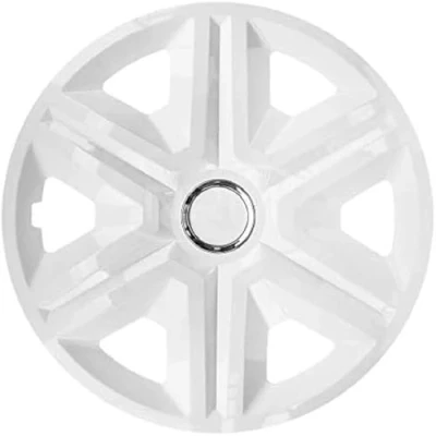 Afbeelding van NRM FAST Wieldoppen 14&quot; Wit set van 4 stuks