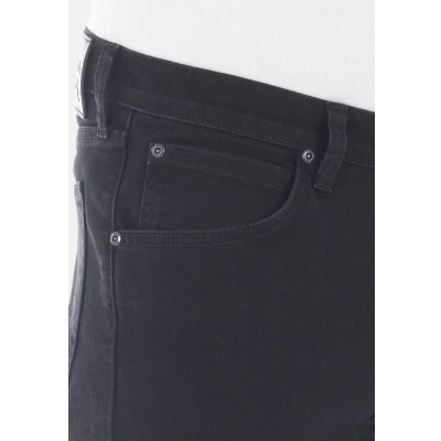 Afbeelding van Lee Heren Jeans Broeken Daren Zip Fly regular/straight Fit Zwart Volwassenen Denim Jeansbroek