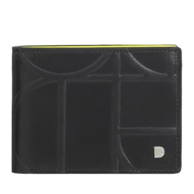 Afbeelding van DUDU Stampata Portemonnee, Heren, Maat: One Size, Black bright yellow