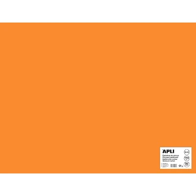 Afbeelding van APLI Fluor Oranje Karton 50 x 65 cm 170 g/m² 25 vel