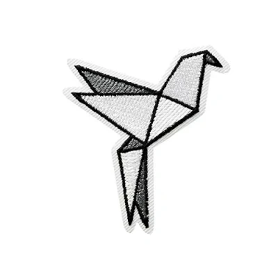 Afbeelding van Mono Quick Patch om op te strijken, origami, vogel, 4,5 cm x 5