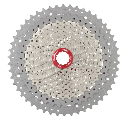 Afbeelding van Cassette Sunrace CSMZ90 12 speed 11 50T metallic met rode spider
