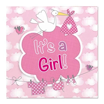 Afbeelding van Servet It&#039;s a Girl! 20 stuks