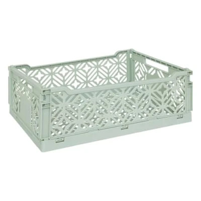 Afbeelding van Atmosphera Kids Vouwkrat/Opbergkrat Stapelbaar 40x30x15cm Groen