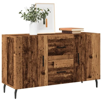Afbeelding van vidaXL Dressoir 100x36x60 cm bewerkt hout oud houtkleurig
