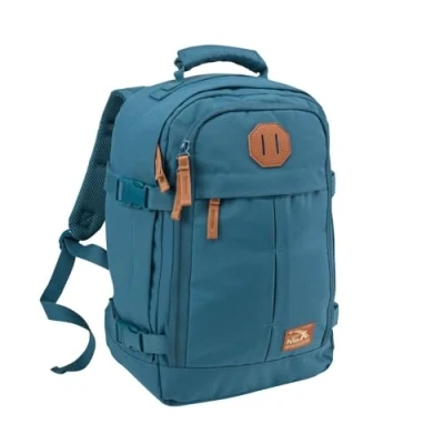 Afbeelding van CabinMax Metz Reistas Handbagage 20L Ryanair Rugzak Schooltas 40x25x20 cm Compact Backpack Lichtgewicht Petrol Blue