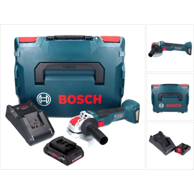 Afbeelding van Bosch GWX 18V 10 Professionele accu haakse slijper 18 V 125 mm X LOCK Brushless + 1x ProCORE 4.0 Ah lader L Boxx