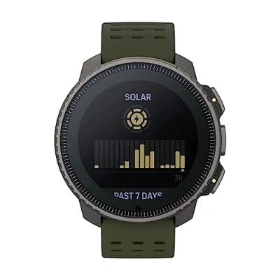 Image de Montre connectée Suunto Vertical Titanium Solar Forest avec bracelet silicone Vert