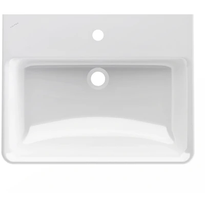Afbeelding van LAUFEN Pro S wastafel met kraangat overloop wit