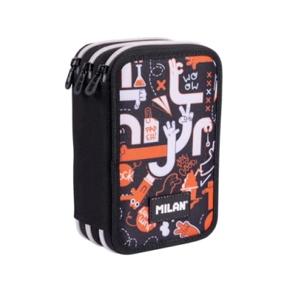 Afbeelding van MILAN® Pennenetui met 3 etages speciale inhoud van de Fingers serie