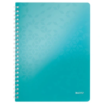Image de Leitz 4637 WOW cahier à spirale A4 ligné 80 g/m² feuilles menthe métallisé
