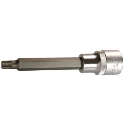 Afbeelding van SW Stahl 05205SB Steeksleutelelement 1/2 Spline M14 Chroom vanadium staal Binnen veeltandig Lang