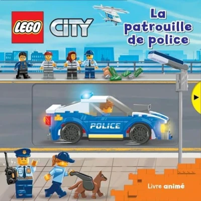 Afbeelding van Lego city la patrouille de police livre anime