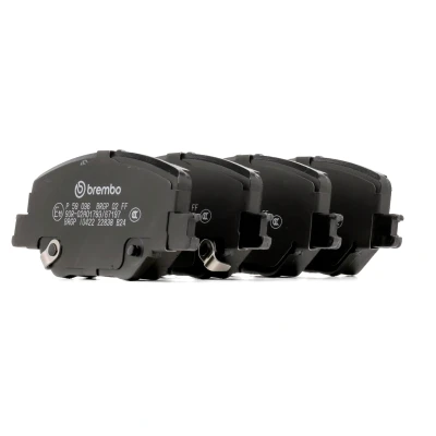 Afbeelding van BREMBO P 59 096 Remblokkenset Met akoestische slijtagewaarschuwing anti kreukplaat toebehoren OPEL: Insignia B Grand Sport