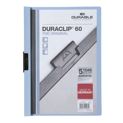 Image de Duraclip Chemise A4 Dos 6cm Bleu Clair