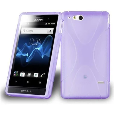 Afbeelding van Cadorabo Hoesje geschikt voor Sony Xperia GO in LILA VIOLET Beschermhoes gemaakt van flexibel TPU silicone Case Cover