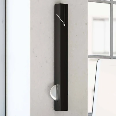 Afbeelding van KARE Pendule wandklok, aluminium, zwart