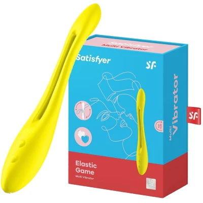 Afbeelding van Satisfyer Elastic Joy Multi Vibrator Geel