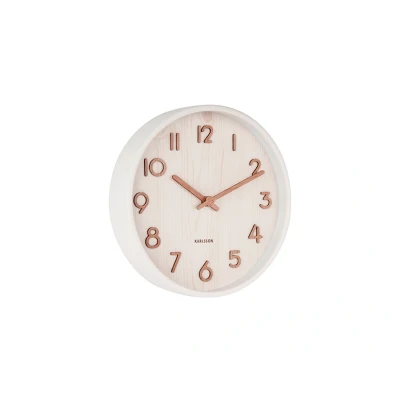 Afbeelding van Karlsson Wandklok Pure Small Wit Ø22cm