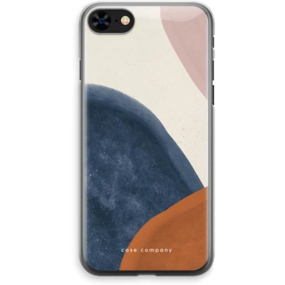 Afbeelding van Case Company® hoesje geschikt voor iPhone 8 Geo #1 Soft Cover Telefoonhoesje Bescherming aan alle Kanten en Schermrand