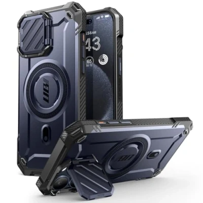 Afbeelding van SUPCASE Beschermhoes voor iPhone 15 Pro 6.1 [mag XT] compatibel met MagSafe en schokbestendige camerahouder (Mountain)