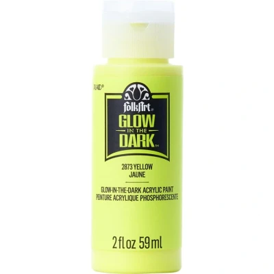 Afbeelding van Folkart Glow In The Dark Yellow 2 fl oz (2873)