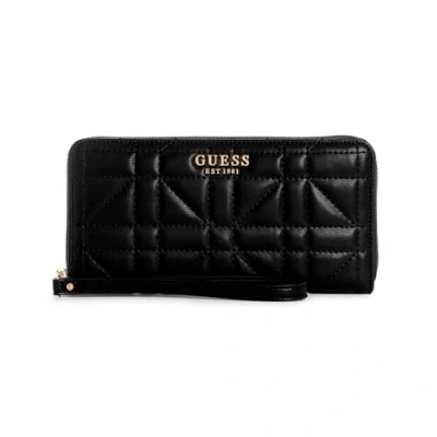 Afbeelding van Guess Assia Large ZIP Around Portemonnee, Dames, Maat: One Size, Black