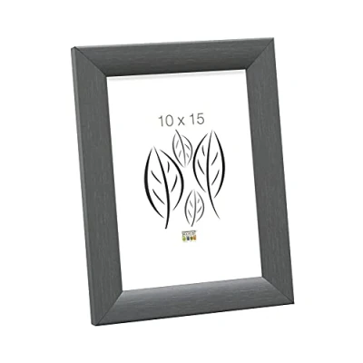 Afbeelding van Deknudt Frames fotolijst S54SF7 grijze schilderlook hout 15x23cm