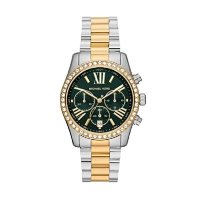 Afbeelding van Michael Kors dames Lexington luxe horloge MK7303 in de kleur Zilver