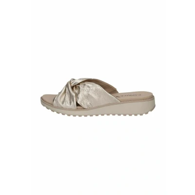 Afbeelding van Caprice Dames 9 27202 42 Damessandalen, Platina metaal, 37 EU