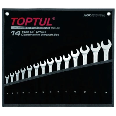 Afbeelding van TOPTUL GPAB1404 Set ring / steeksleutel 14